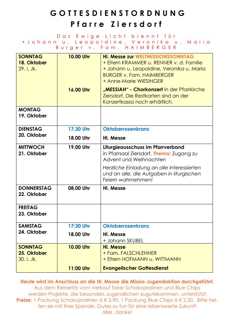 Ziersdorf 16.10.2026